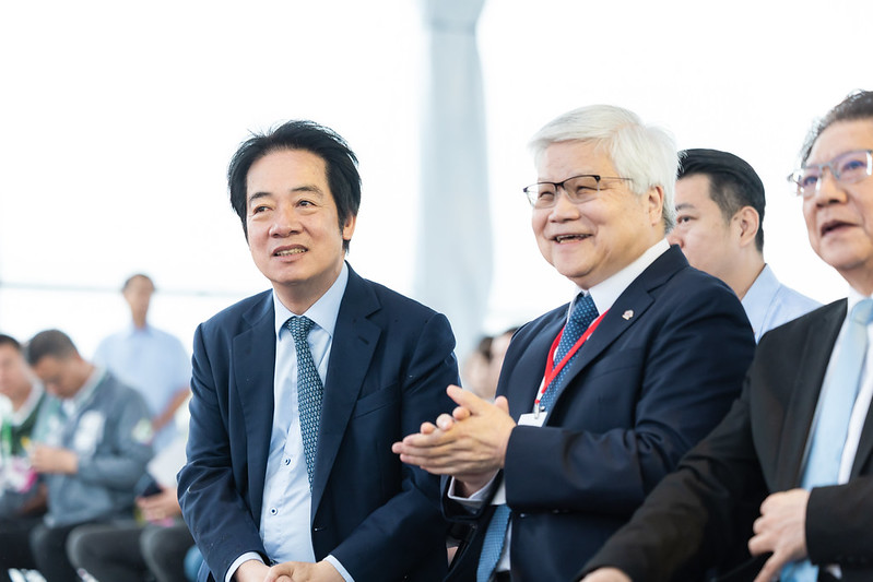 賴清德與台積電董事長魏哲家。 圖：總統府提供