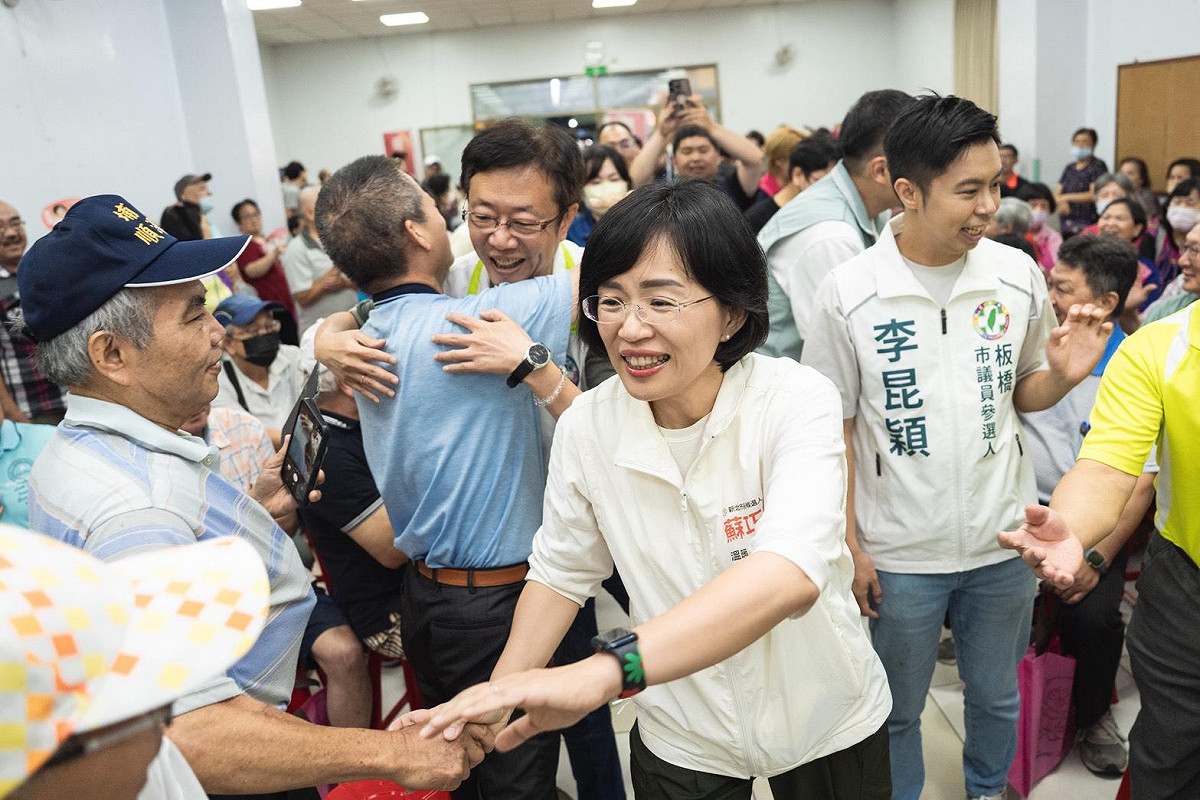 民進黨新北市長參選人蘇巧慧 圖：蘇巧慧競選辦公室/提供（資料照）