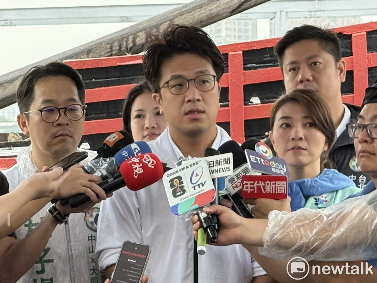 民進黨台北市長參選人沈伯洋。 圖：周煊惠 / 攝