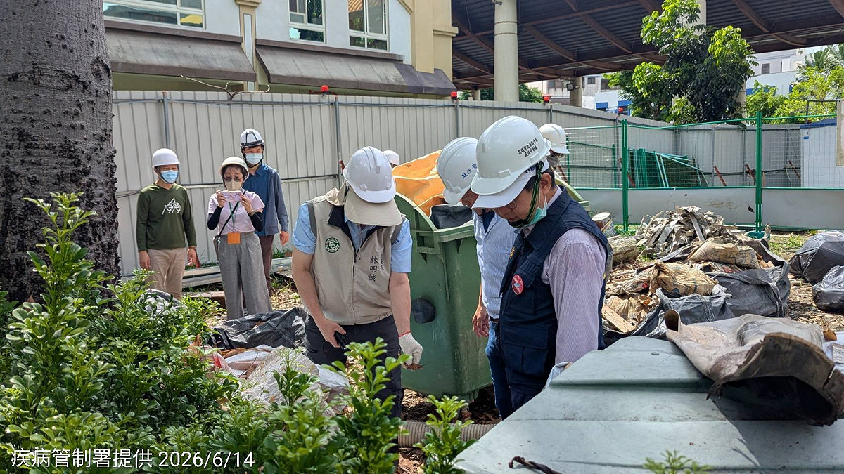 疾管署成立機動防疫隊赴高雄民生醫院，登革熱群聚累計6例，尚無外擴，監測至7月12日。