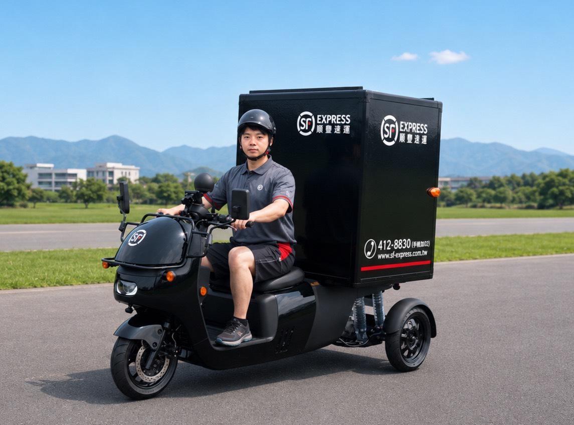 台灣順豐以專業配送服務與靈活調度運營車輛，提升都會區物流服務效率與客戶體驗。 圖/台灣順豐