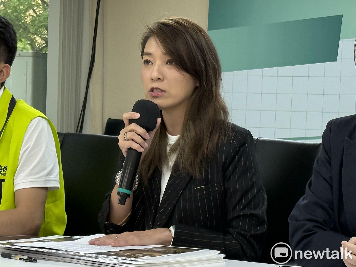 民進黨台北市議員顏若芳。 圖：周煊惠 / 攝