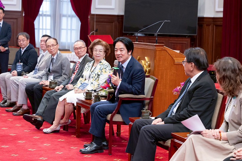賴清德接見「亞太再生醫學學會」。 圖：總統府提供