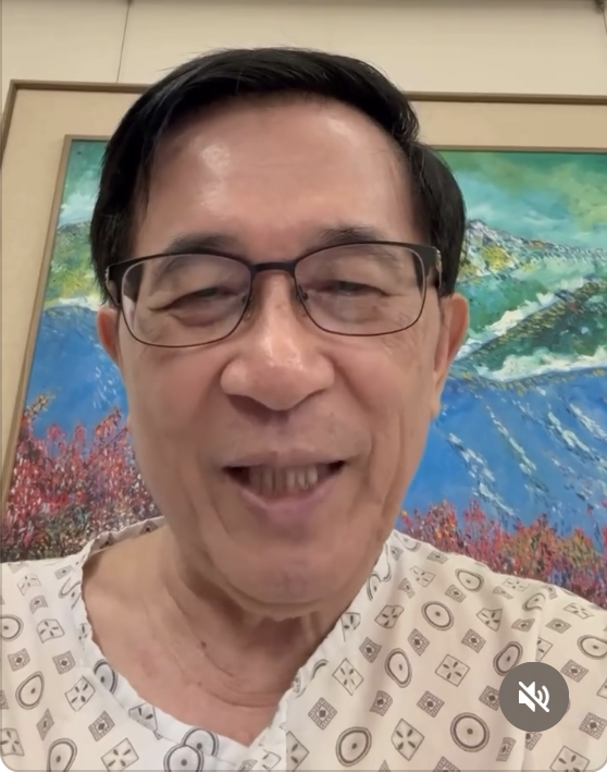 陳水扁「脆」被停權、穿睡衣報平安：子彈都中過了，中這種算什麼呢？