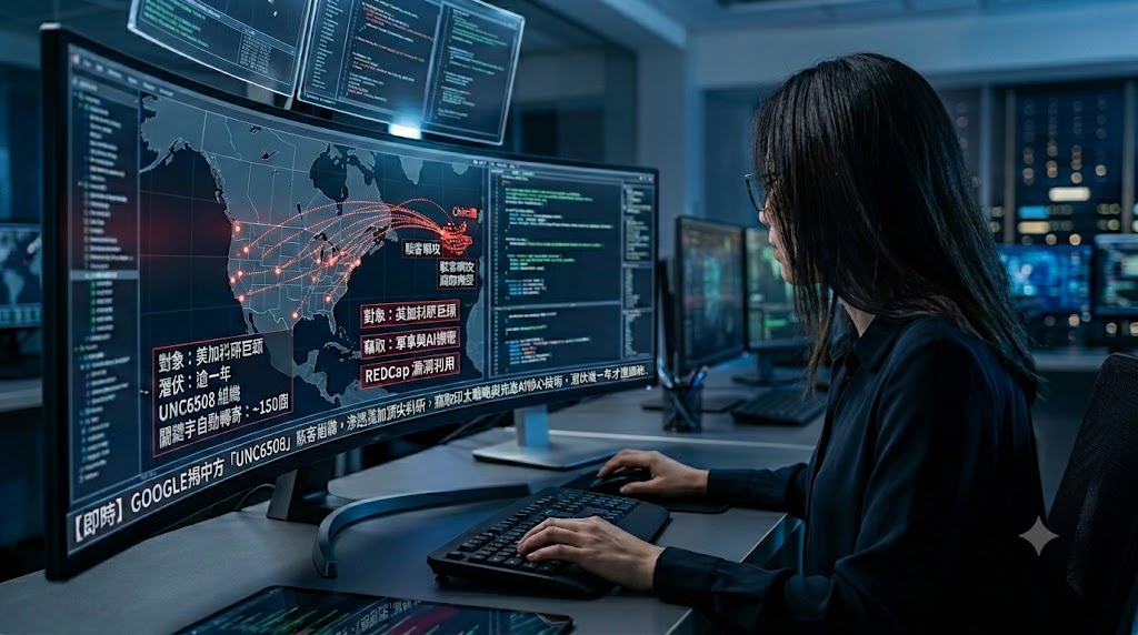 Google表示已陸續協助並通知所有受害機構進行系統漏洞清查與修補。(示意圖) 圖：Gemini AI生成／彭沛緹製