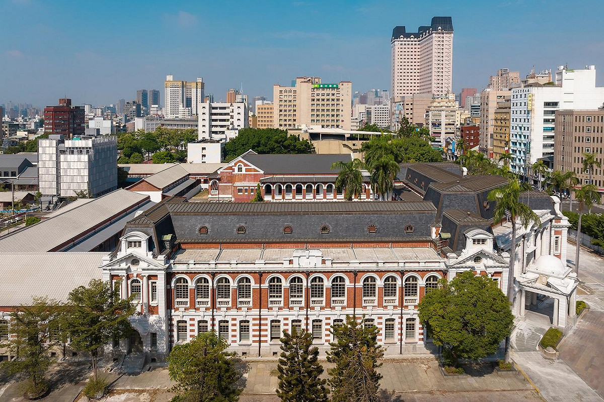 由南翼俯視臺中州廳建築。 圖：台中市文化局/提供
