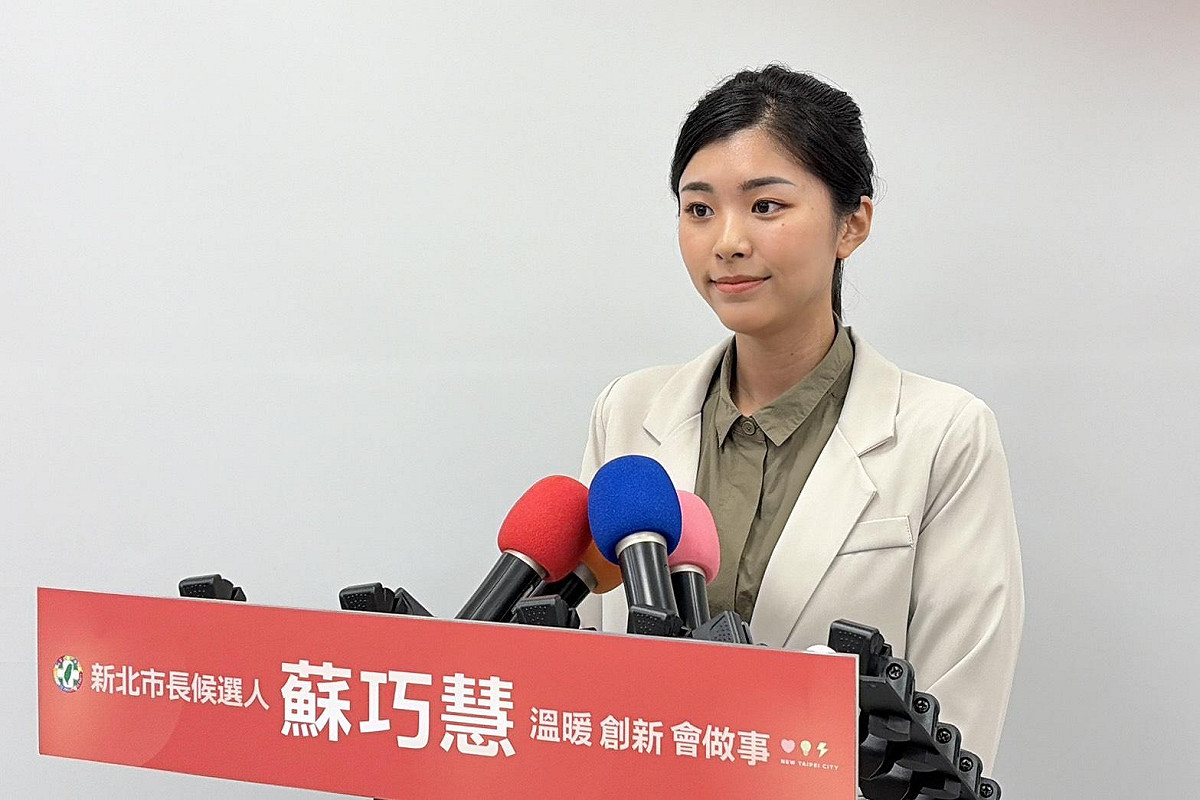 蘇巧慧競選辦公室發言人吳思萱。 圖：蘇巧慧競選辦公室提供