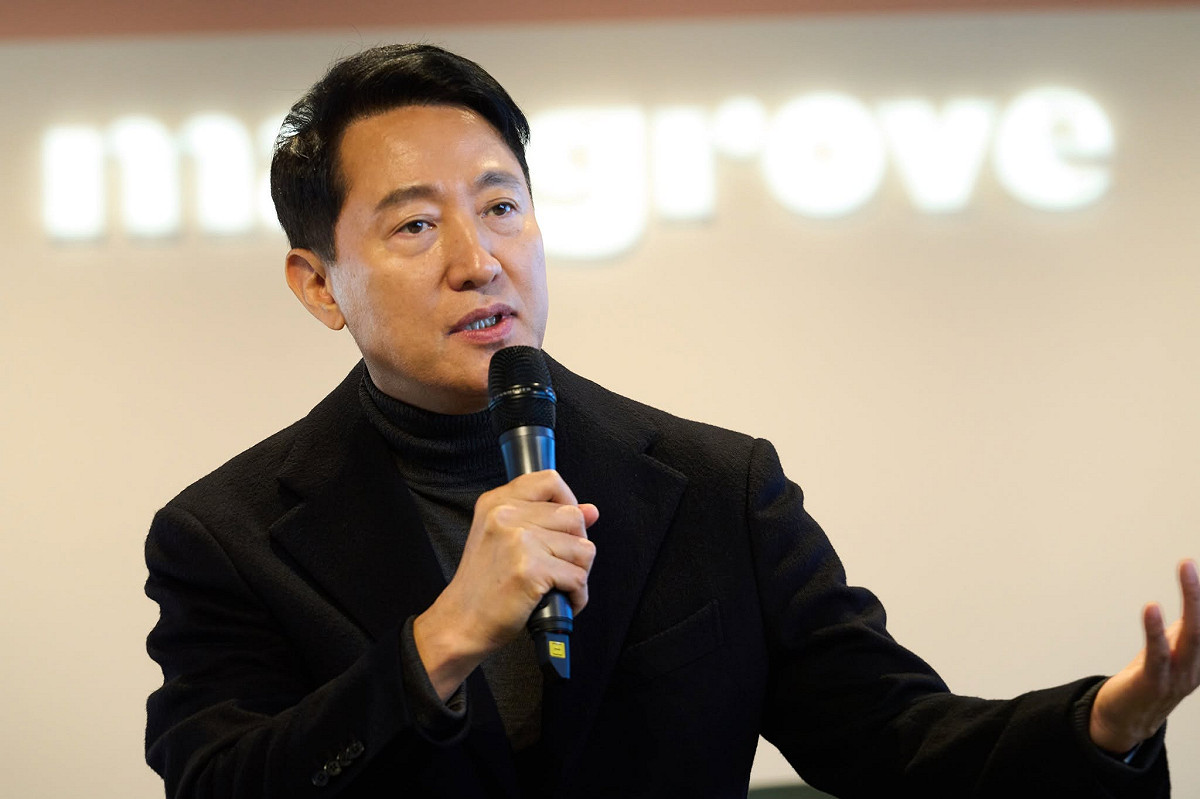 幫國民力量守住首爾執政權的首爾市長吳世勳16日發聲，反對張東赫所主張重新選舉。 圖：翻攝自吳世勳臉書