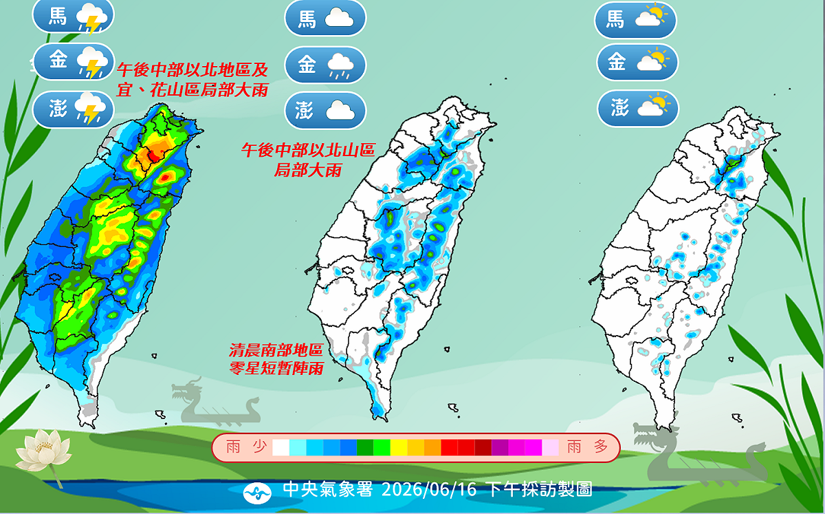 準備迎盛夏！端午節「高壓增強」飆36度高溫 未來一週天氣一圖看