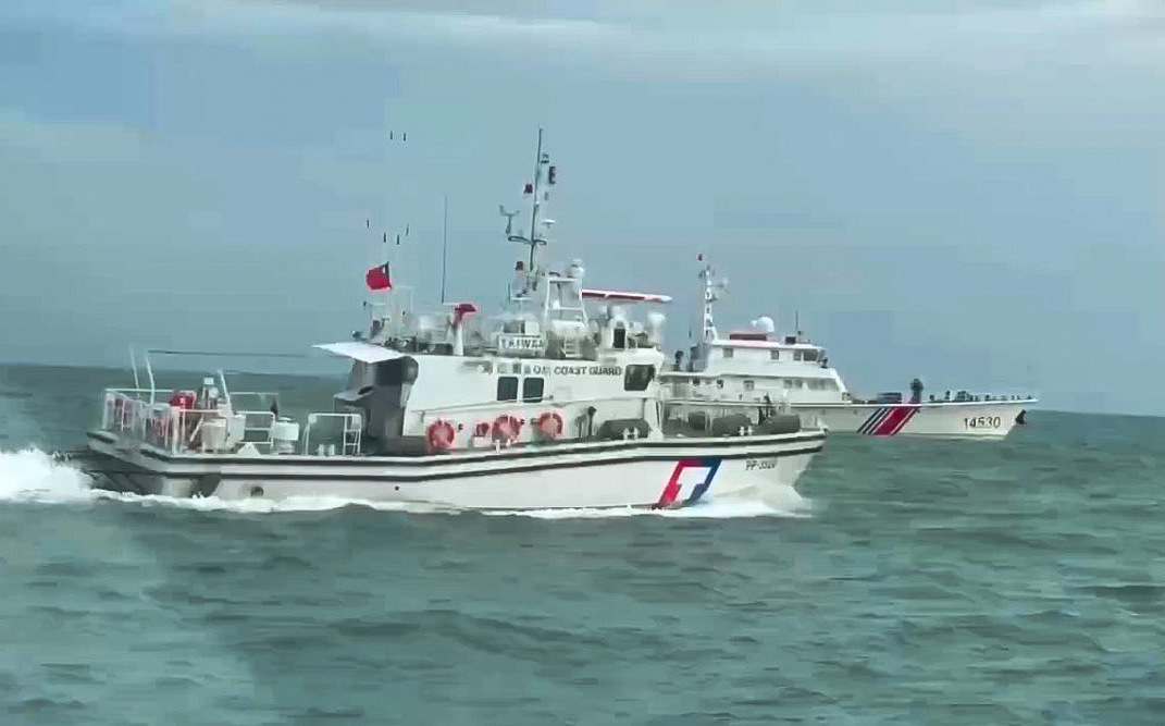 端午前夕中國海警船再擾金門 海巡署派艇強勢驅離