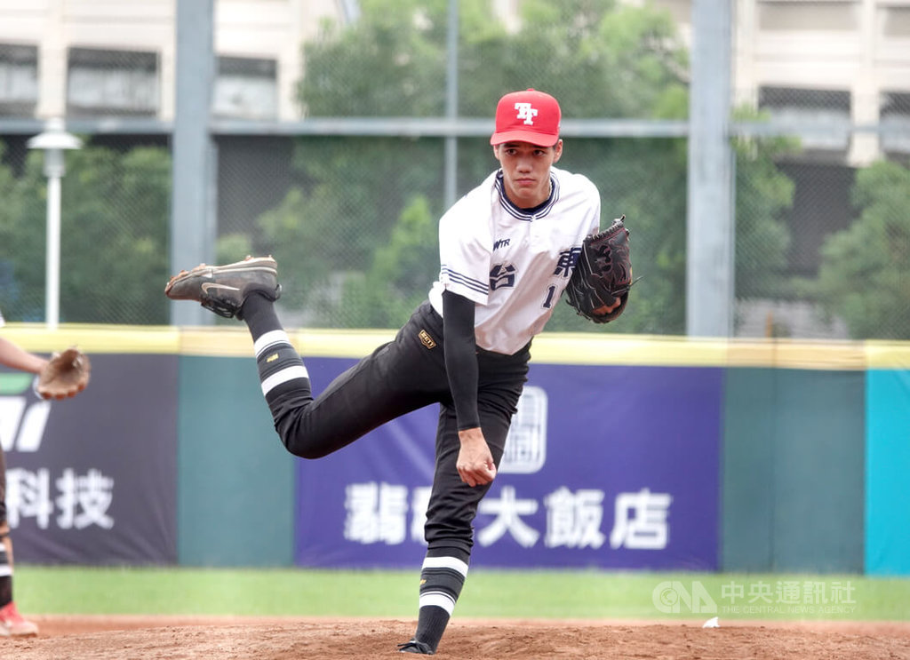 玉山盃汪昆峰登板關門 拚選秀表哥林詩翔不想同隊