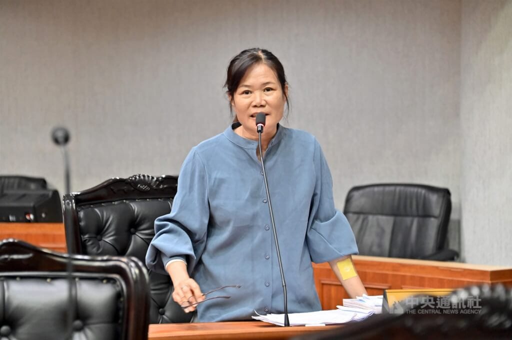 台東縣無黨籍縣議員王姷力。（中央社檔案照片）