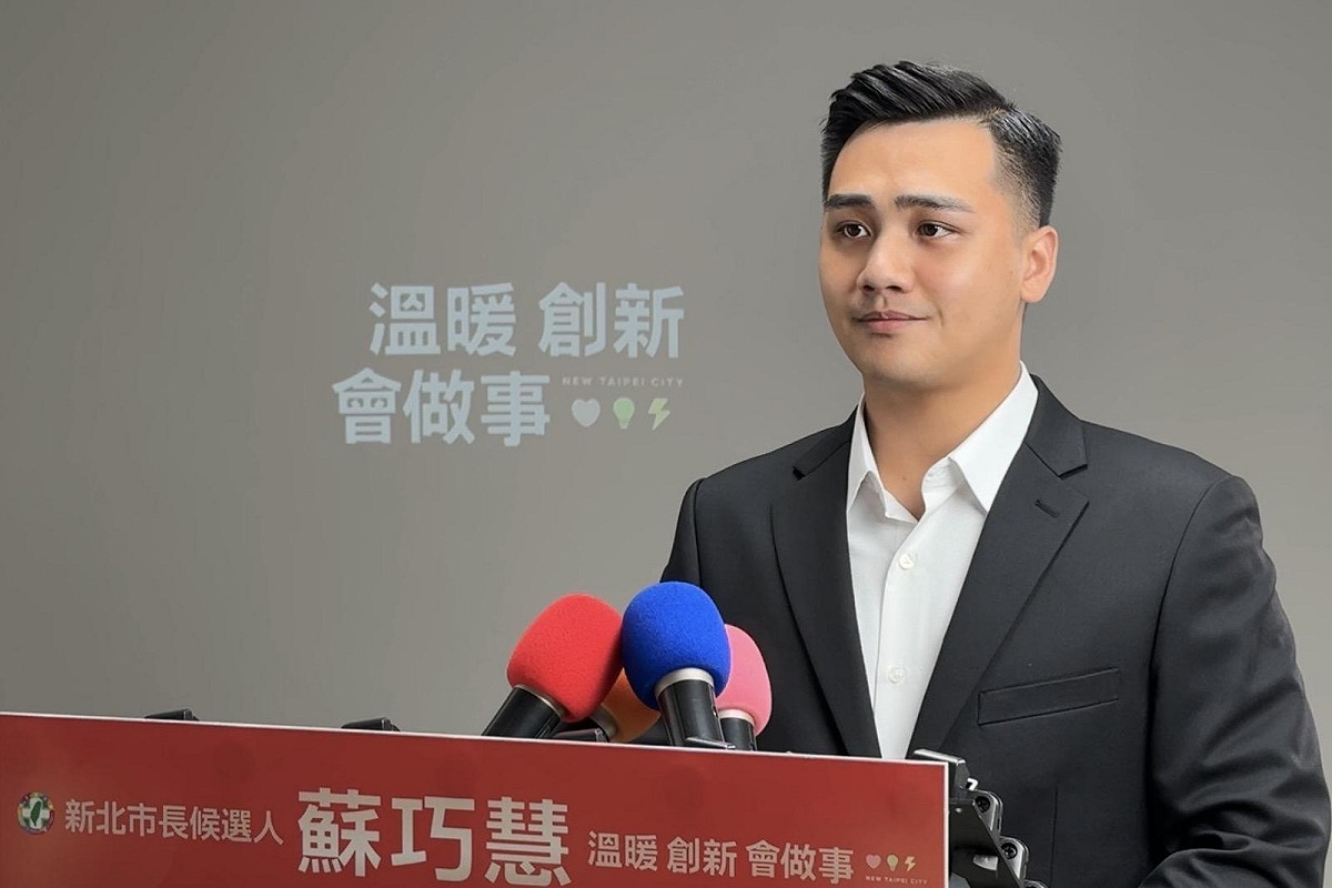 蘇巧慧競選辦公室發言人馬亨亨．夷將 圖/蘇巧慧辦公室 提供