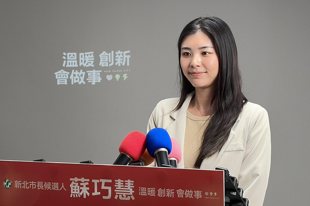 民進黨新北市長參選人蘇巧慧競選辦公室發言人吳思萱。 圖：蘇巧慧競辦提供