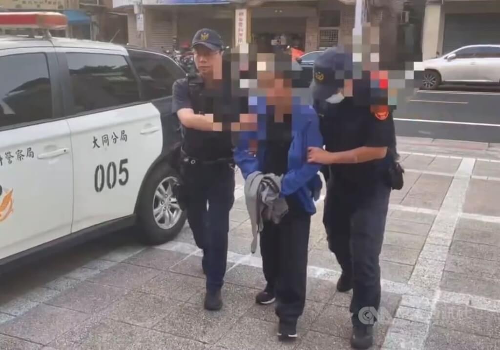 中華職棒中信兄弟啦啦隊成員汶汶在私人攝影棚遭男子持刀攻擊。警方21日詢後移送士林地檢署。（翻攝畫面）