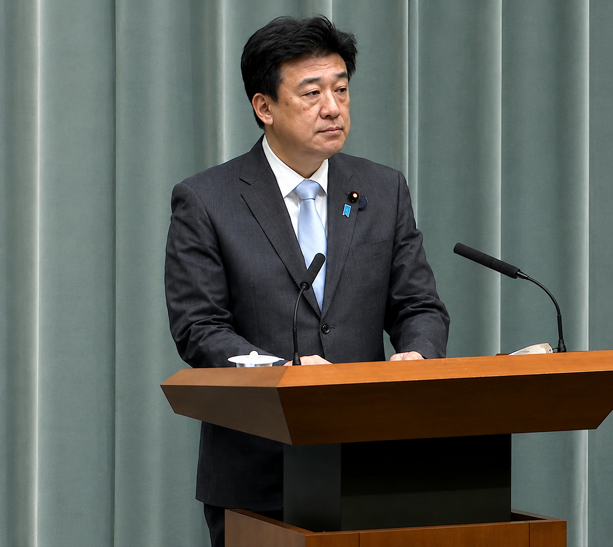 内閣官房長官木原稔24日證實，中國政府於今年5月在遼寧省大連市拘留2名日本人。 圖：翻攝自日本內閣廣報室