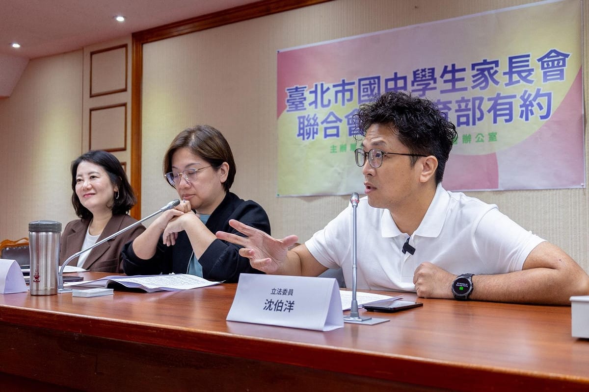 沈伯洋說，從源頭杜絕毒品，須於校園周遭加強管制販毒熱點，並從教育下手形成有效的拒毒機制。 圖：沈伯洋競選辦公室提供