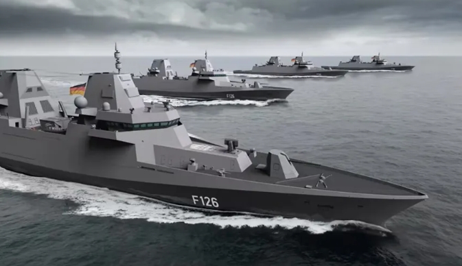 德國F-126 型護衛艦設計概念圖。 圖 : 翻攝自環球時報