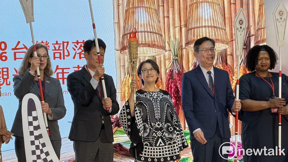 蕭美琴出席「2026台灣部落觀光嘉年華」開幕典禮。 圖：高逸帆／攝