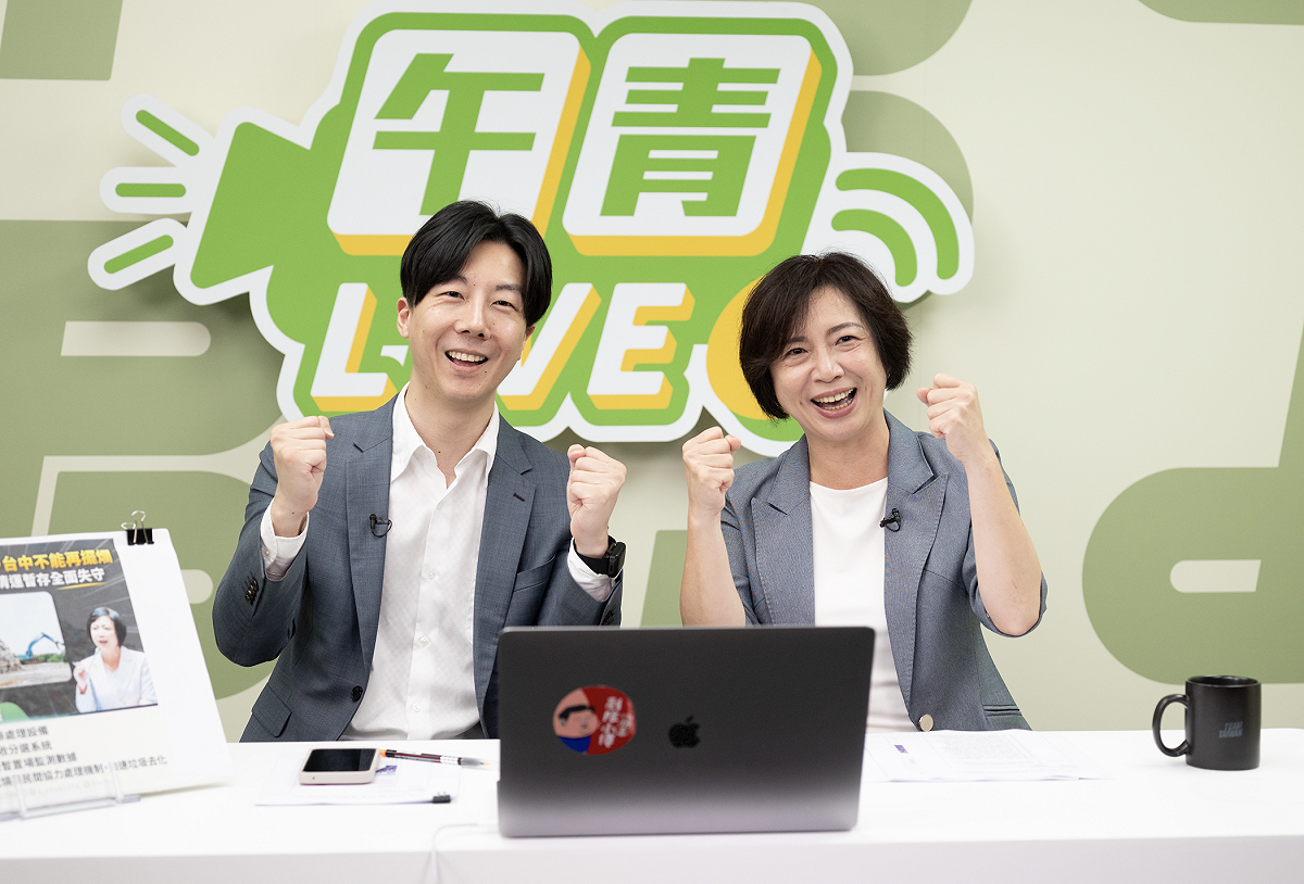 何欣純說，自己的支持度正呈現穩定上升，有信心在短期內迎來關鍵的「黃金交叉」。 圖：民進黨提供