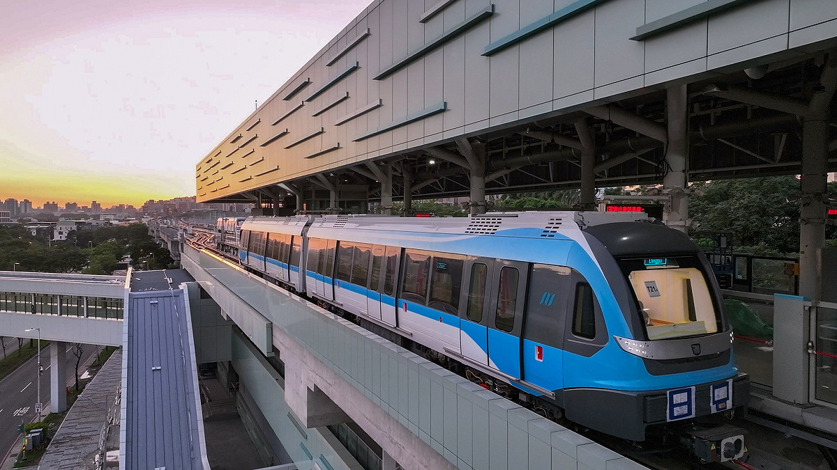 三鶯線為新北市首條自辦的中運量捷運系統，同時也是三峽、鶯歌地區的第一條捷運。 圖：新北捷運工程局／提供