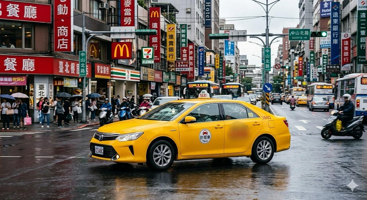 內行網友透露，新竹許多運將不愛用 Uber 或 LINE GO，因為會被抽成 20% 至 25%。當地人更習慣直接撥打與園區大廠長期合作的在地車隊，或是加入私人的白牌車預約群組。 圖：Gemini_AI生成 / 張芸朗製