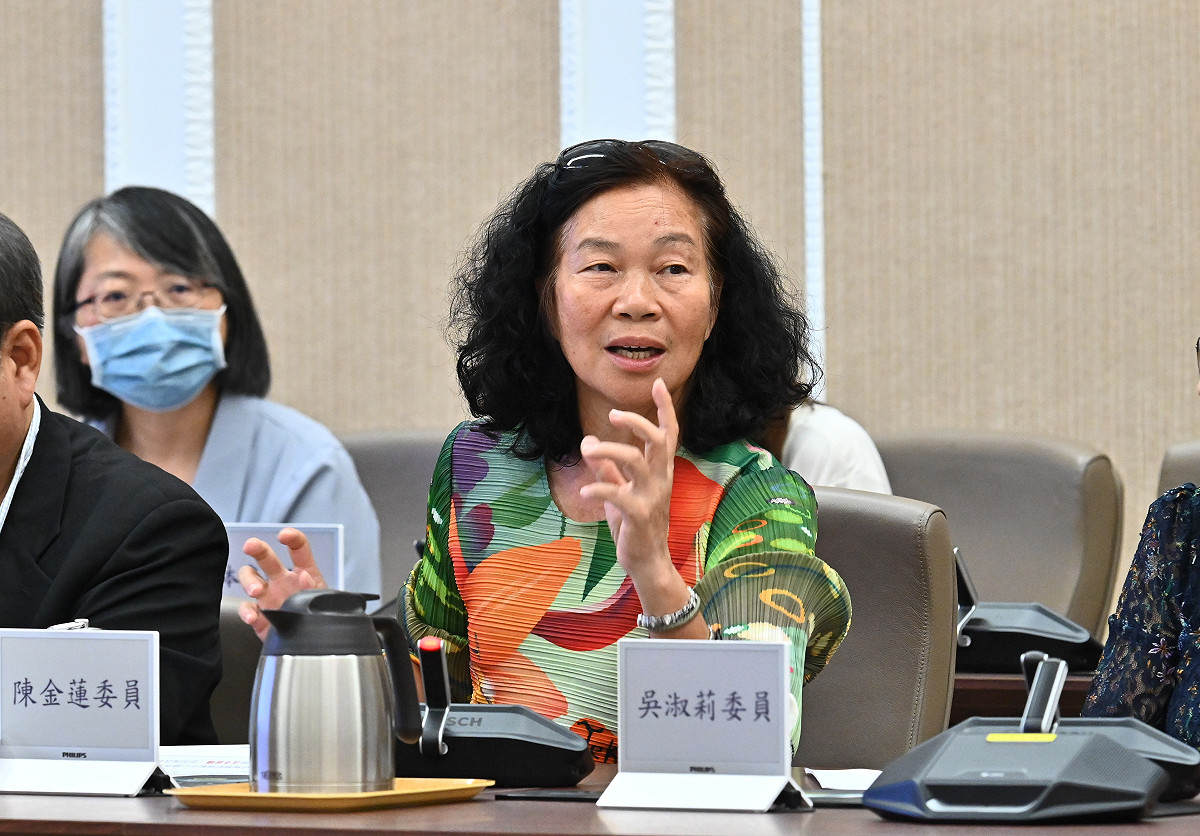 消費者保護會委員、國立高雄科技大學科技法律研究所教授吳淑莉。 圖：行政院提供