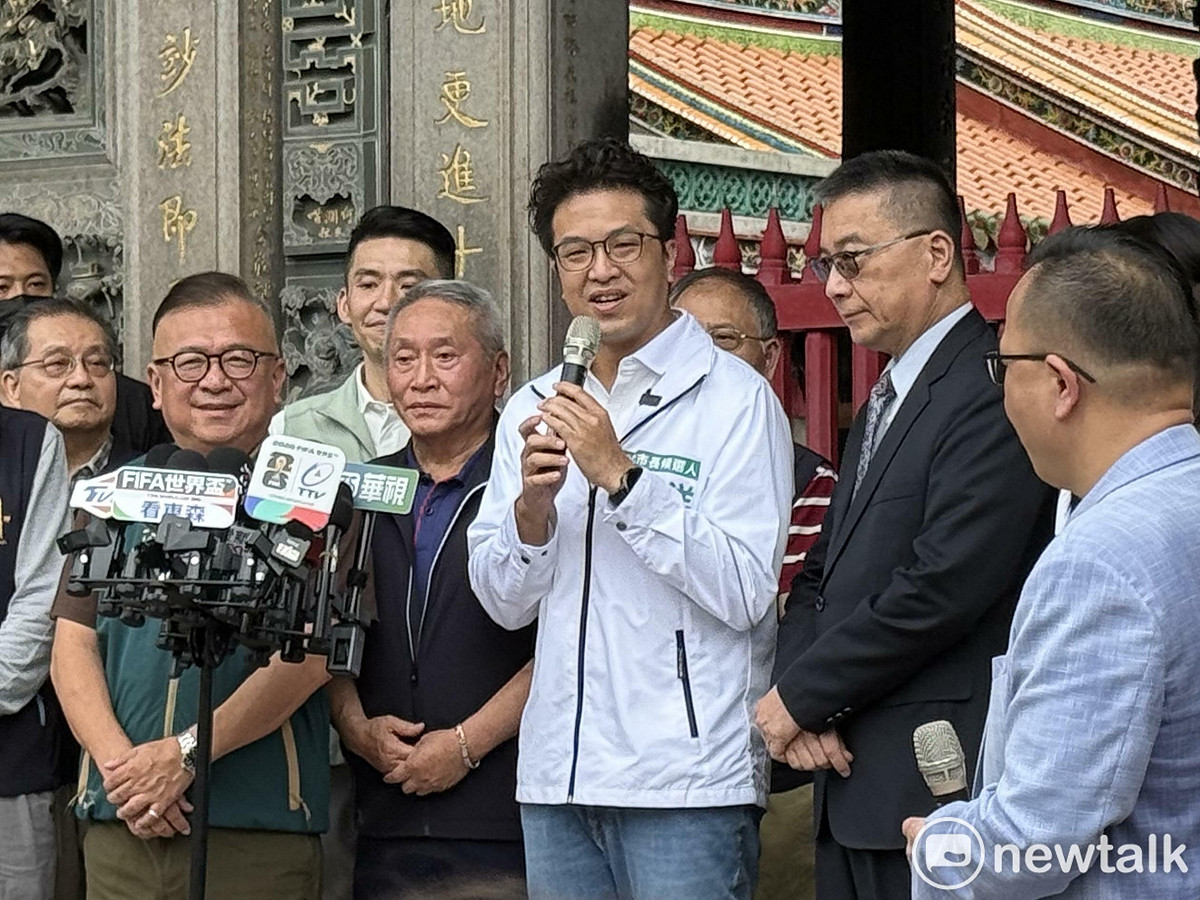 民進黨台北市長參選人沈伯洋。 圖：周煊惠 / 攝