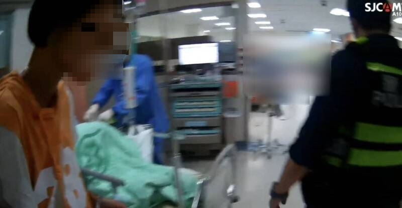 高雄大同醫院爆醫療暴力，江女攻擊護理師遭逮。 圖：翻攝畫面