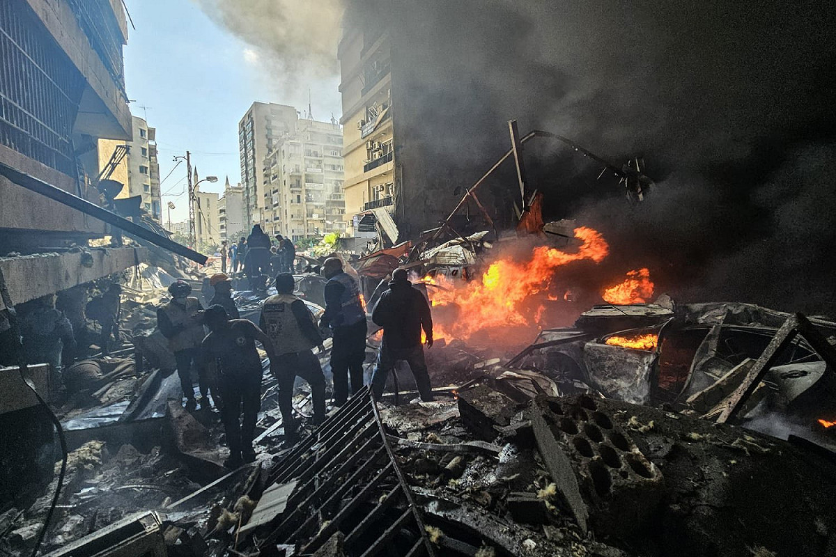 以色列近日持續轟炸黎巴嫩南部真主黨基地，更擊斃數名真主黨武裝份子。 圖:翻攝自 X @AFpost