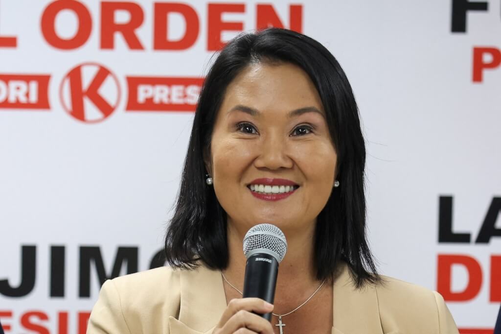 秘魯總統候選人藤森惠子。（路透社） 圖：中央社提供