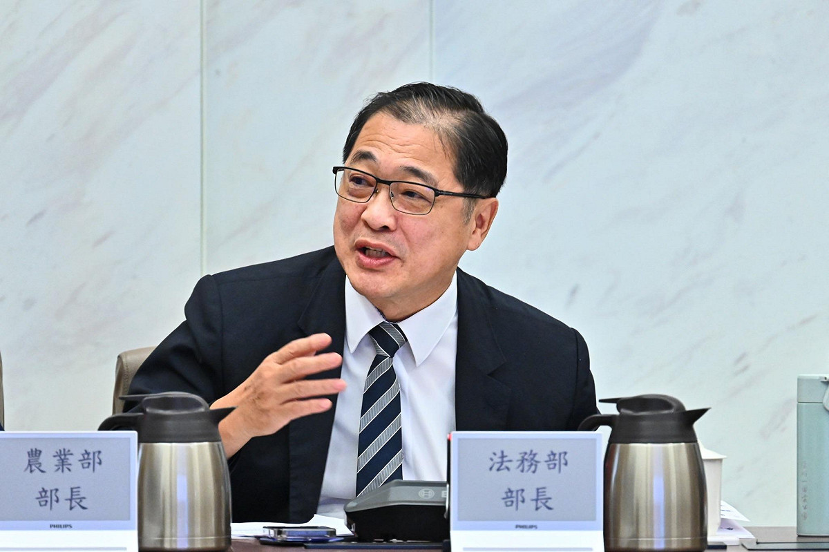 法務部長鄭銘謙。 圖：行政院提供