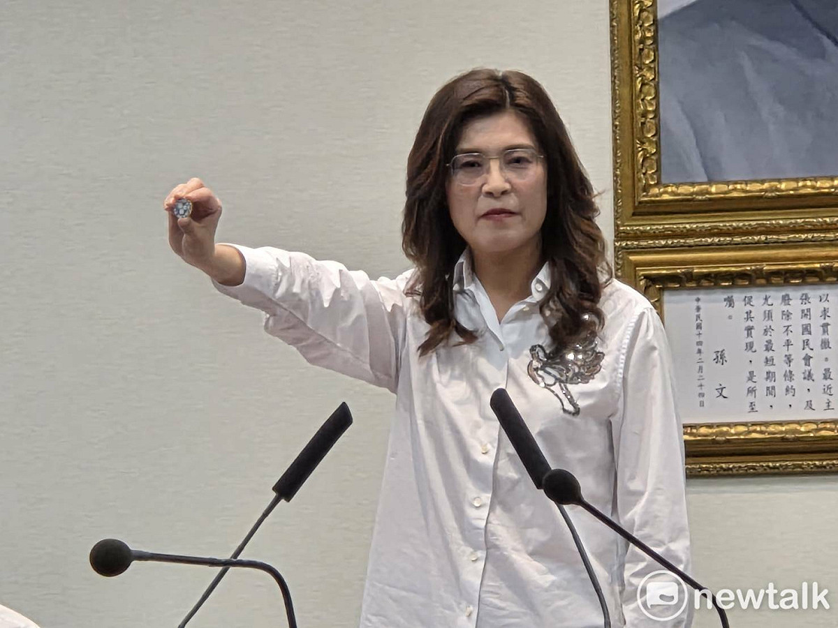 國民黨主席鄭麗文宣布7月25日晚間在凱道舉辦「我是人、我反毒台」大會。 圖：黃建豪/攝（資料照）