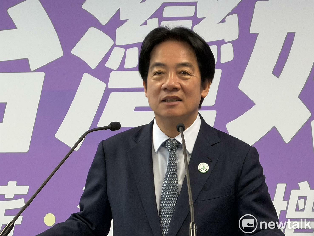 賴清德說，絕不讓統戰滲透伸進台灣。 圖：高逸帆／攝
