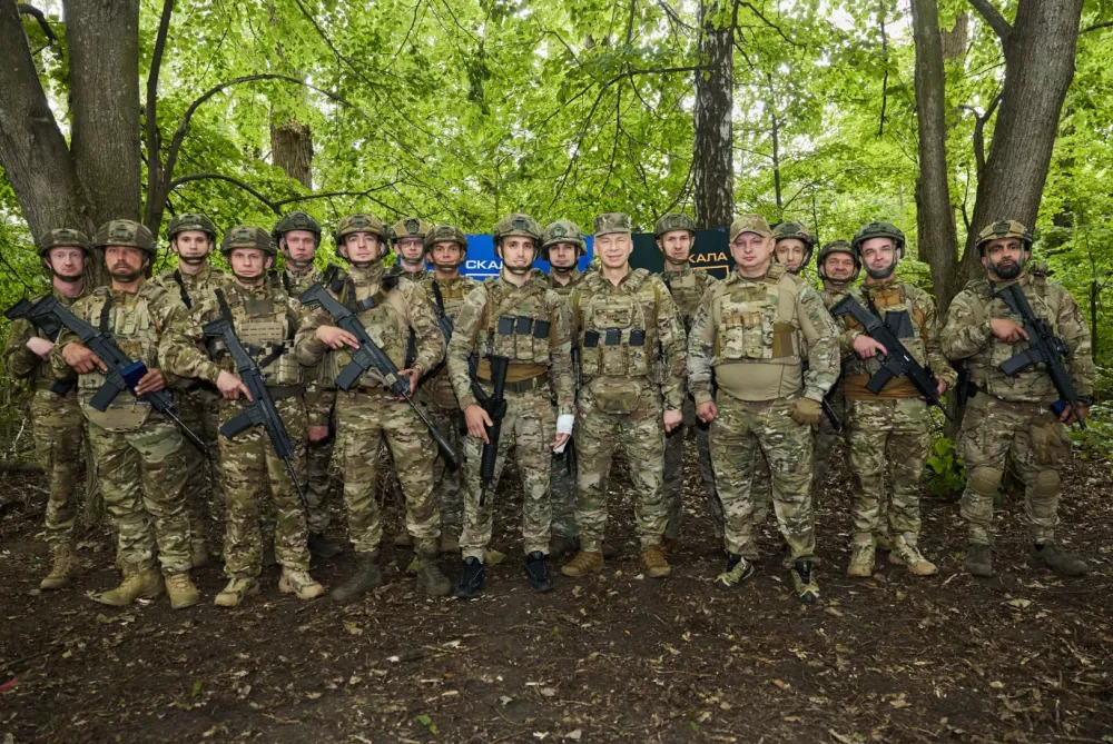 烏軍第 425 突擊團近日爆出兵力規已高達 1.3 萬人。 圖:翻攝自騰訊網