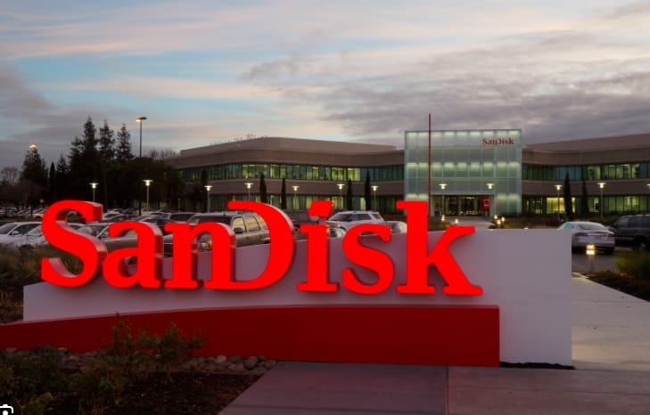 記憶體製造商晟碟（SanDisk）。 圖 : 翻攝自Wikipedia