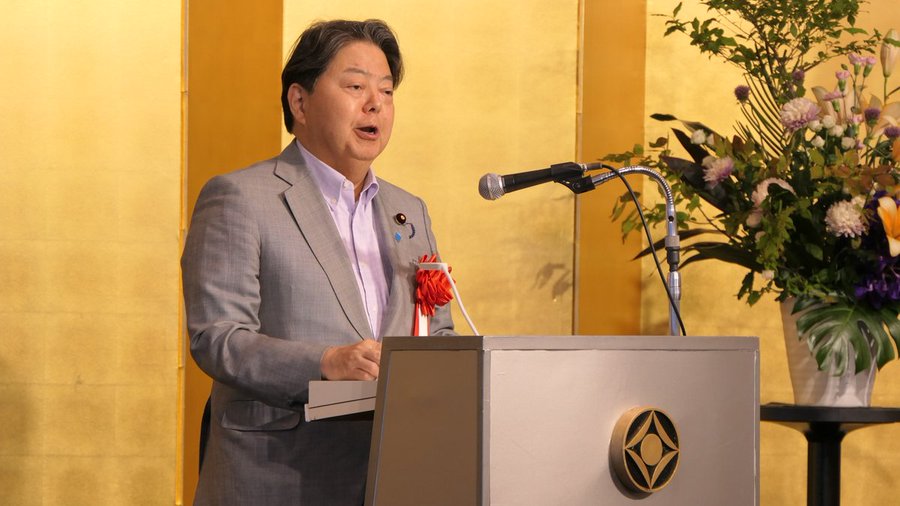 日本總務大臣林芳正 圖：翻攝自日本總務省的Ｘ