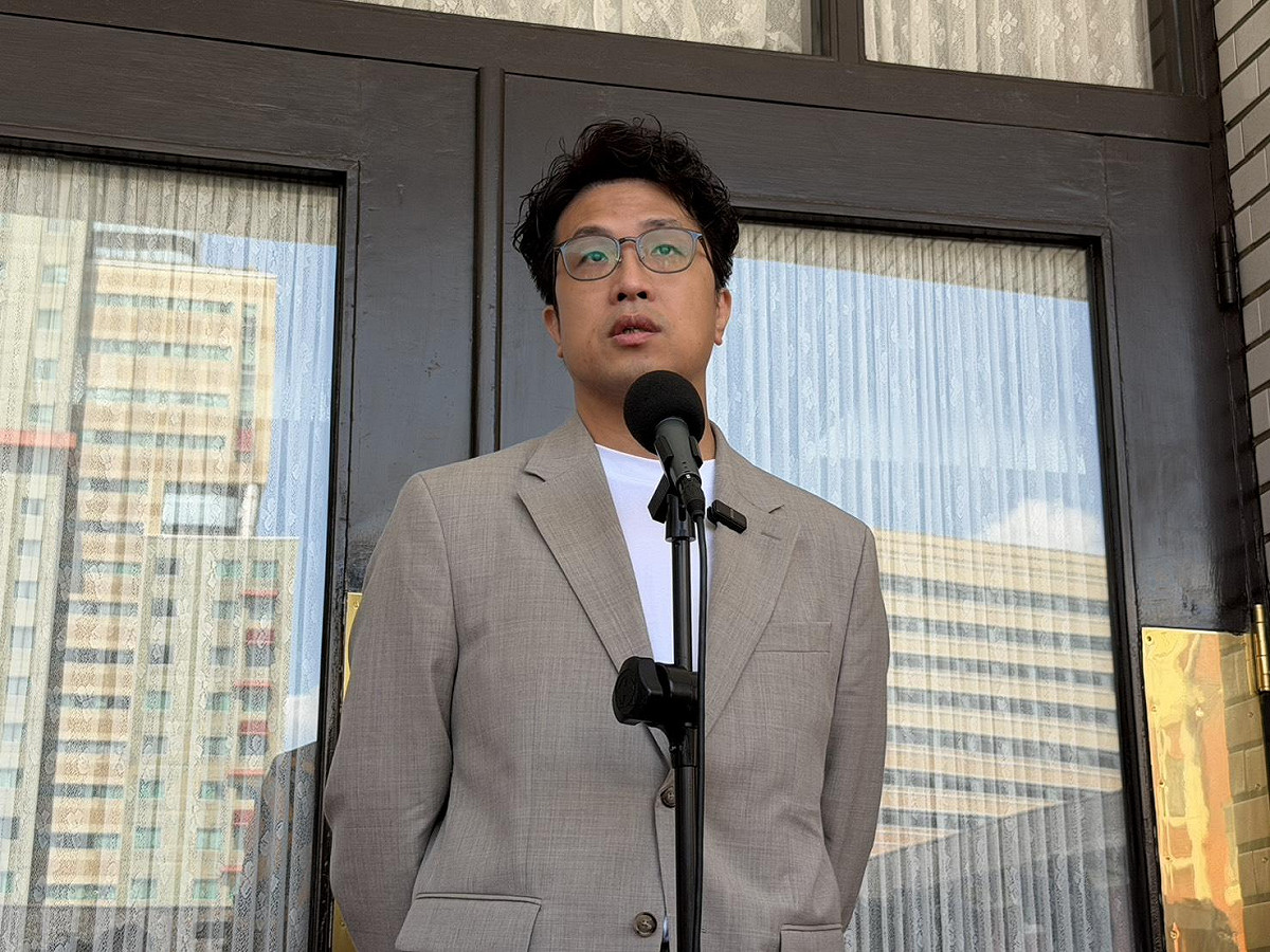 民進黨台北市長參選人、立委沈伯洋。 圖：金大鈞／攝