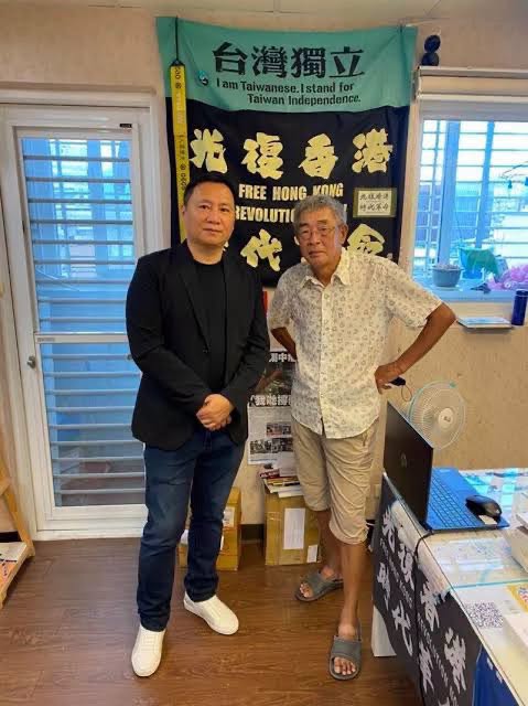 王丹盛讚林榮基一生守護自由與民主，並盼其在台創立的銅鑼灣書店精神能夠延續。 圖：王丹臉書