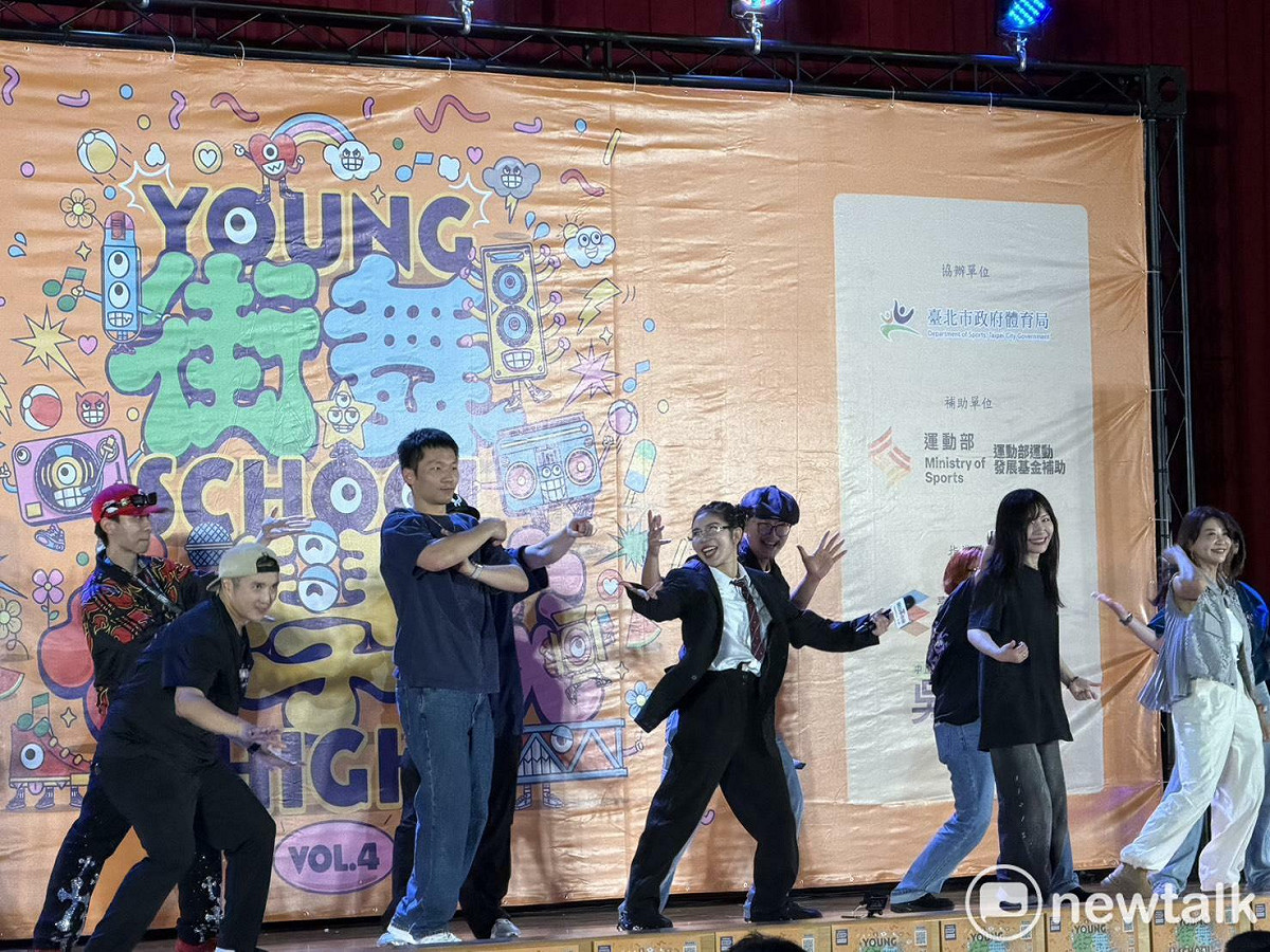 李洋、吳沛憶、林楚茵挑戰Michael Jackson 經典歌曲《Beat It》舞步 圖：高逸帆／攝