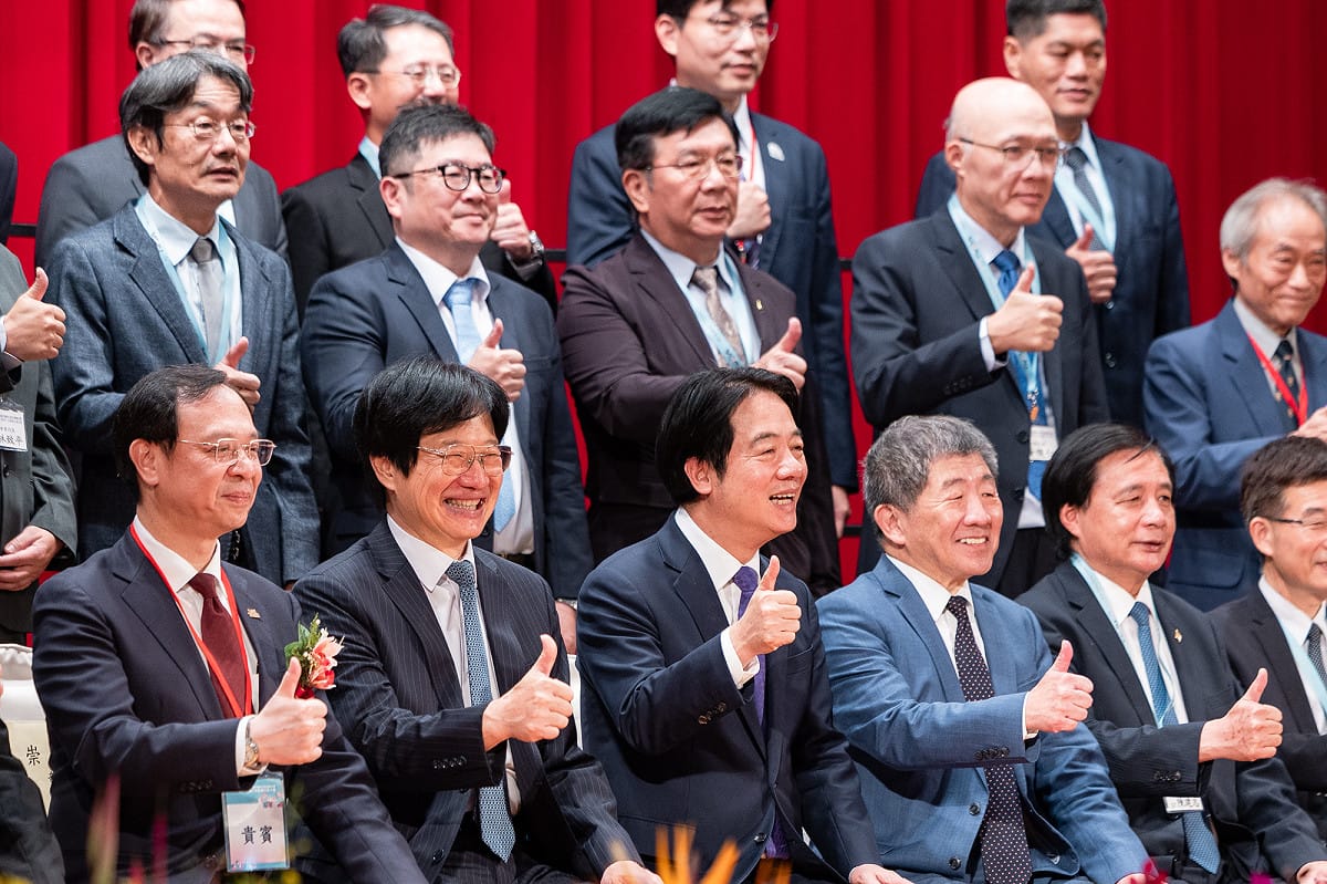 總統賴清德今出席「中華民國牙醫師公會全國聯合會第十六屆第一次會員代表大會」。 圖：總統府 / 提供