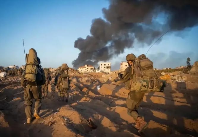 以軍攻擊加薩地帶的哈瑪斯。 圖 : 翻攝自沉浮歐羅巴