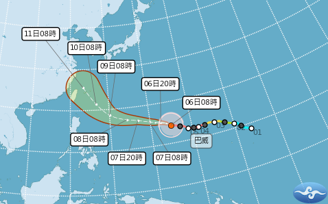 強颱巴威來勢洶洶！北東3區首當其衝 專家揭遇台「3大特徵」