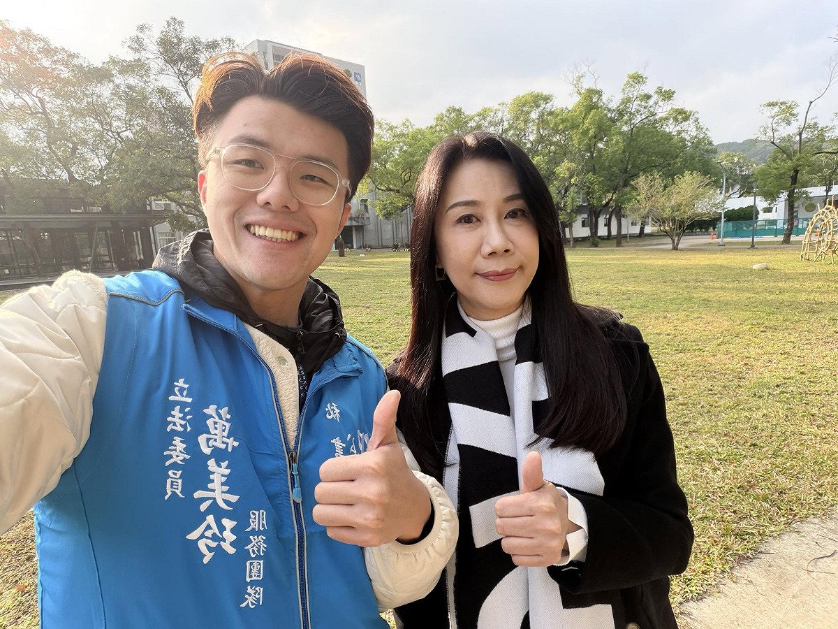 國民黨立委萬美玲之子佀廣洋將於年底投入桃園市議員選舉，在學期間曾霸凌同學案件連環爆。 圖：翻攝佀廣洋臉書（資料照）