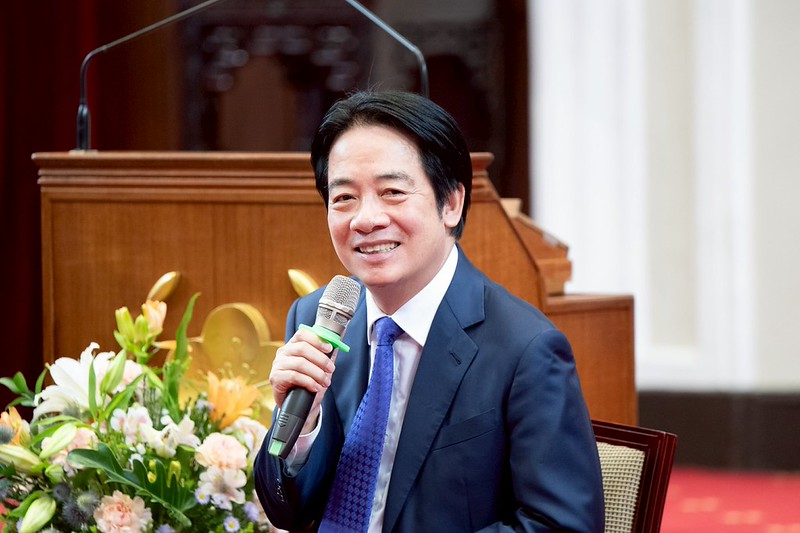賴清德表示，欣逢尊者達賴喇嘛91歲華誕，誠摯祝賀尊者吉祥安康。 圖：總統府提供