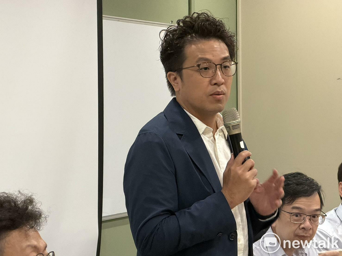 民進黨台北市長參選人沈伯洋 圖：高逸帆／攝