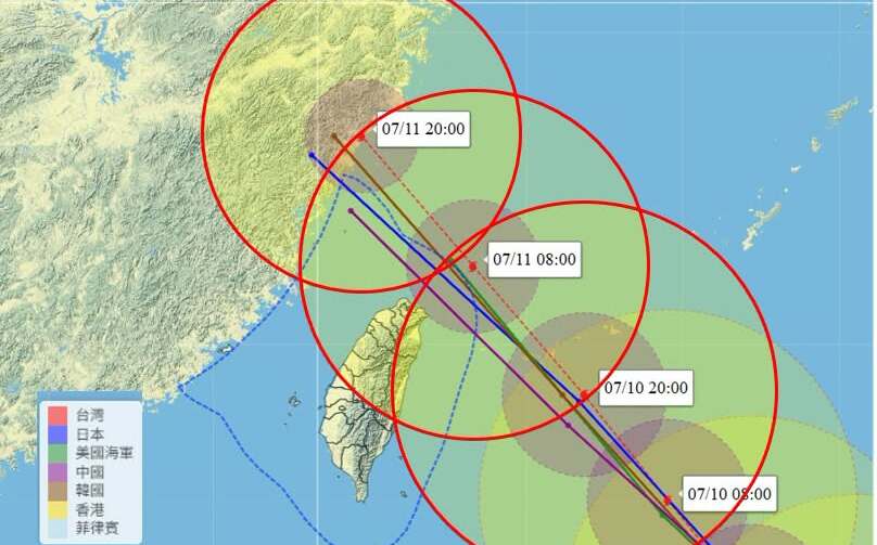 巴威颱風風雨最大時間、地區會是哪？氣象專家研判暴風圈可能觸陸日期