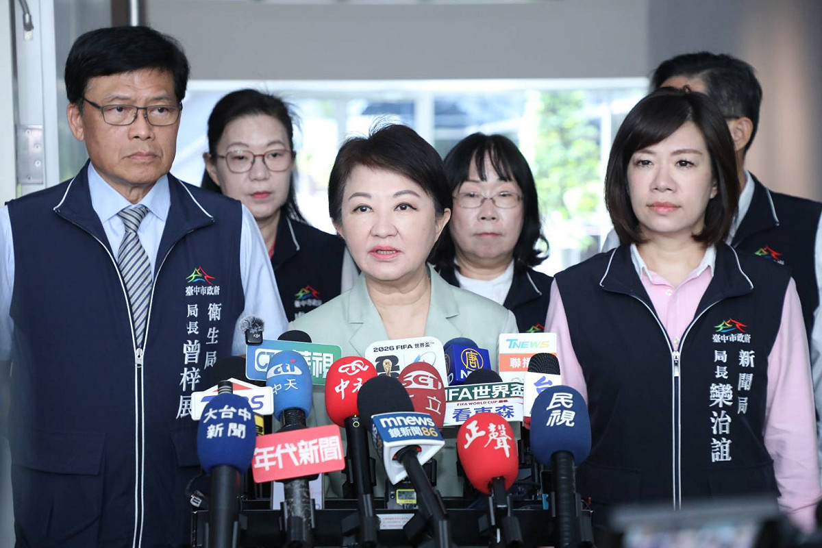 台中市長盧秀燕。 圖：台中市政府/提供（資料照）
