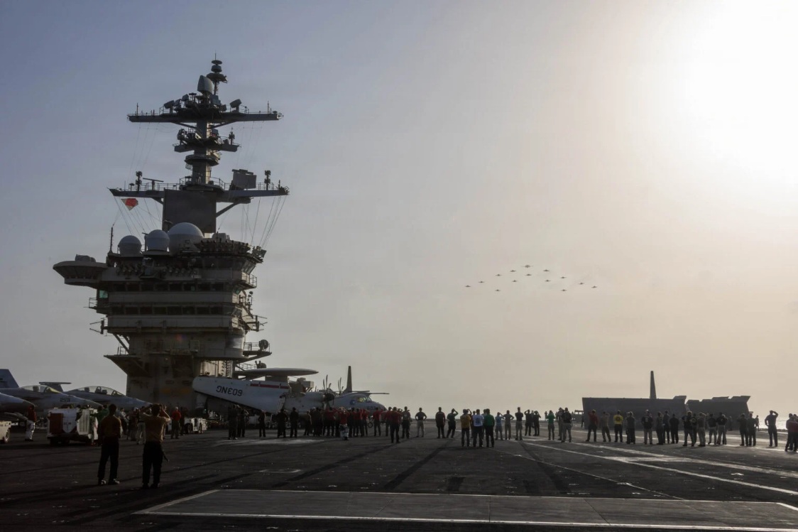 美國海軍林肯號航空母艦（CVN-72）。 圖：翻攝US Navy