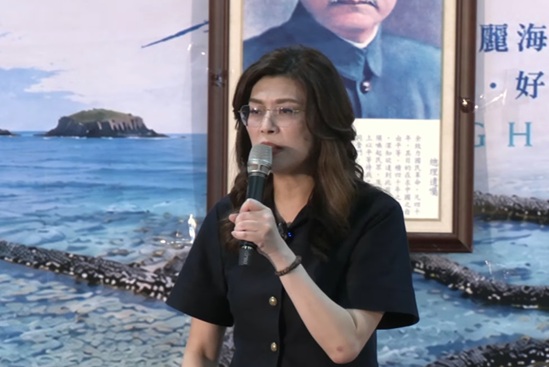國民黨主席鄭麗文飛往澎湖主持行動中常會。 圖：擷取自國民黨Youtube頻道